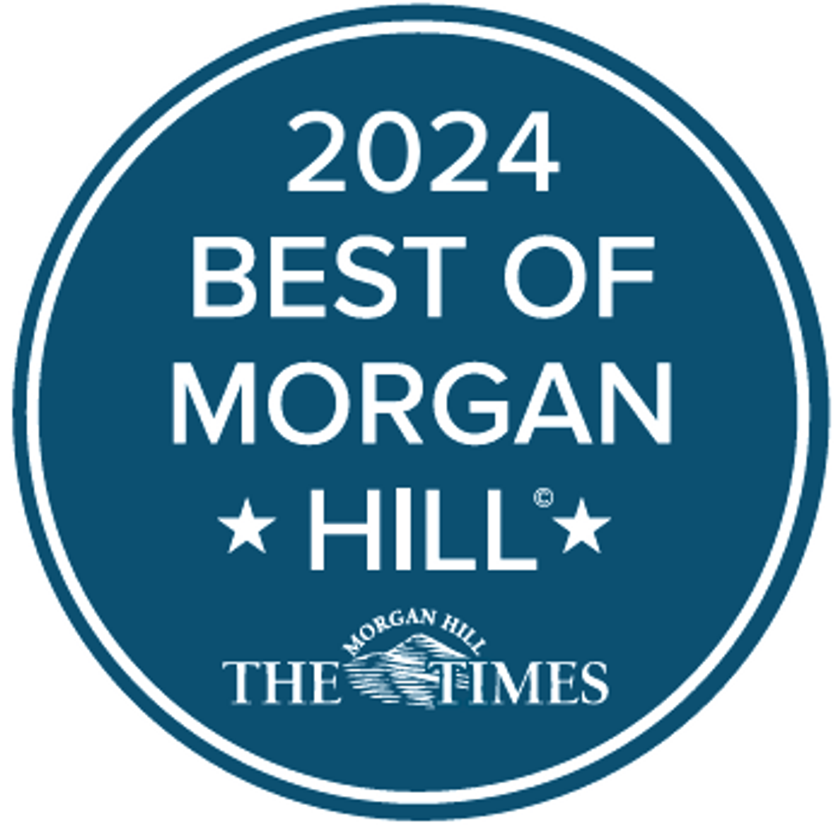 Best of Morgan Hill 2024 award badge